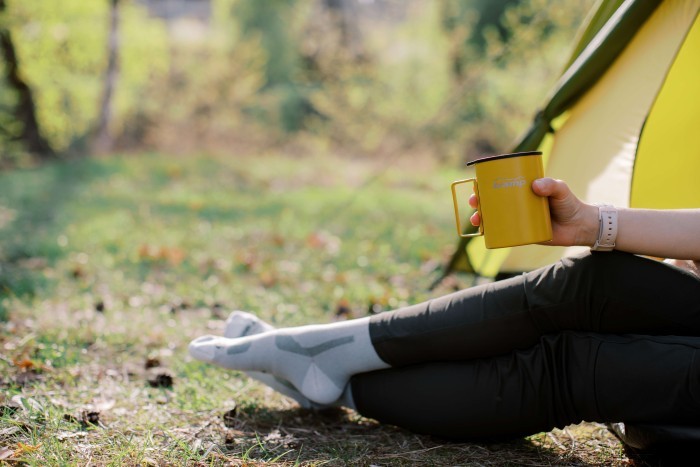 Термокухоль TRAMP зі складними ручками та поїлкою 400мл UTRC-137 mustard