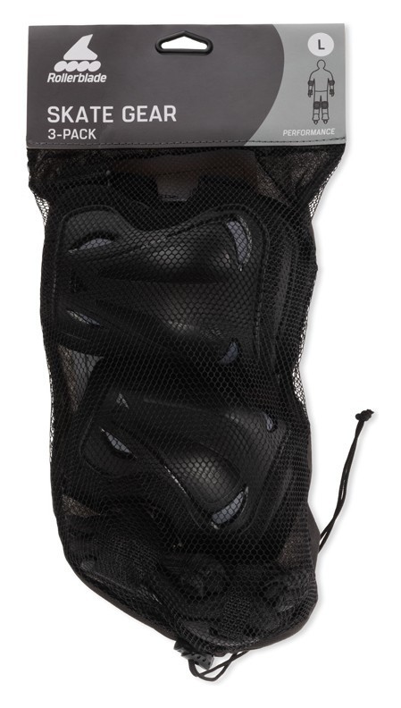 Захисний комплект Rollerblade SKATE GEAR 3 PACK L Black (069P0100)
