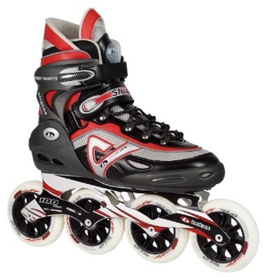 Роликові ковзани Botas STRATOS 90/43, чорно/сіро/червоні
