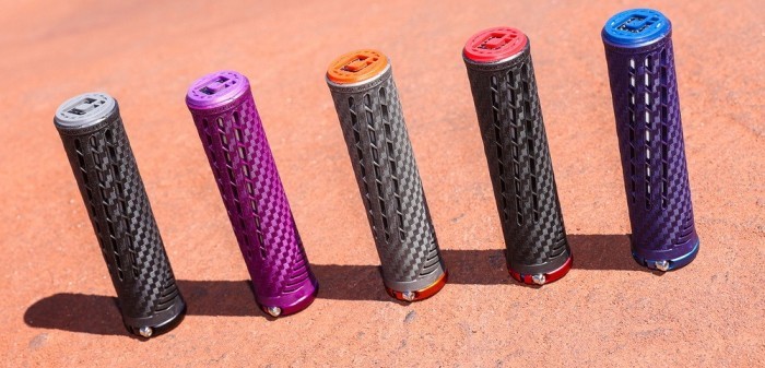 Гріпси ODI CF Grip v2.1 Lock-On Lnyx Gray/Org w/OrgClamp