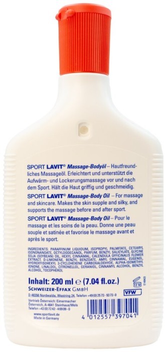 Масло масажне Sport Lavit Bodyoil 200ml (39704100)