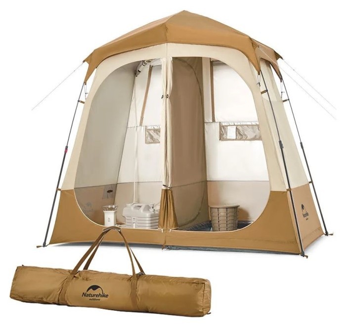 Душовий намет зонований Naturehike NH22ZP006, коричневий