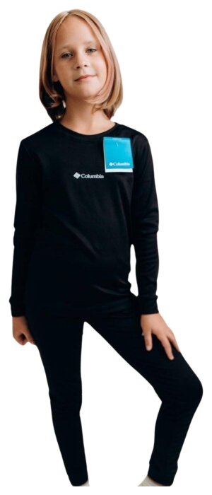 Термобілизна для дівчаток ROU, чорна