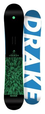Сноуборд Drake LEAGUE 156 Black/green/blue/white (76291026) O