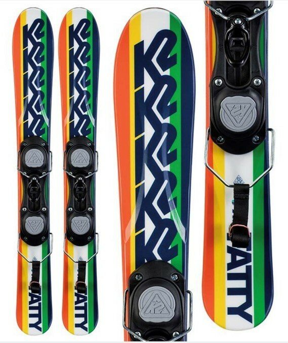 Лижі гірські (скіборди) K2 Fatty 88см Multicolor/black (10C0305.101.1.88)