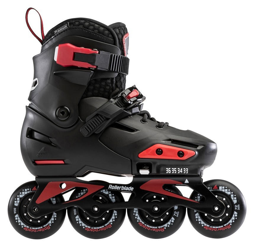 Роликові коньки дитячі Rollerblade APEX M 29-32 (185-210мм) Black (07102600)
