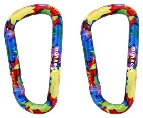 Munkees 3327 карабін Flower Colored 6 mm x 60 mm (пара) multicolor
