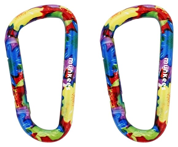 Munkees 3327 карабін Flower Colored 6 mm x 60 mm (пара) multicolor