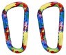Munkees 3327 карабін Flower Colored 6 mm x 60 mm (пара) multicolor