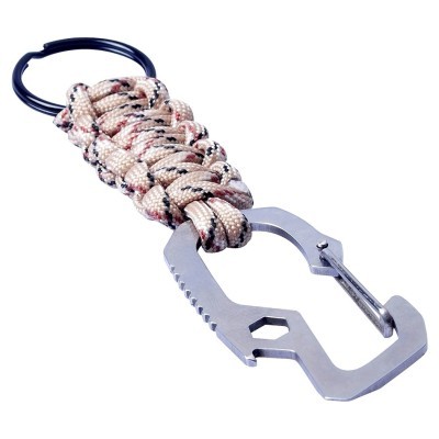 Munkees 6462 брелок Multi-Function Paracord beige