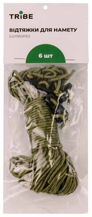 Комплект відтяжок для намету Tribe Guyropes T-AZ-0010-green