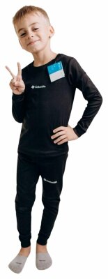 Термобілизна для хлопчиків ROU, чорна