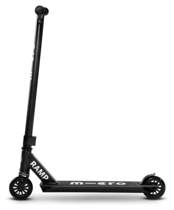 Самокат MICRO серії "Ramp" – ЧОРНИЙ (до 100 kg, двоколісний)