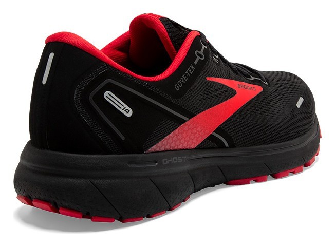 Кросівки чоловічі Brooks GHOST 14 GTX M 40 (7.0US) Black/blackened pearl/highriskred (1103681D004)