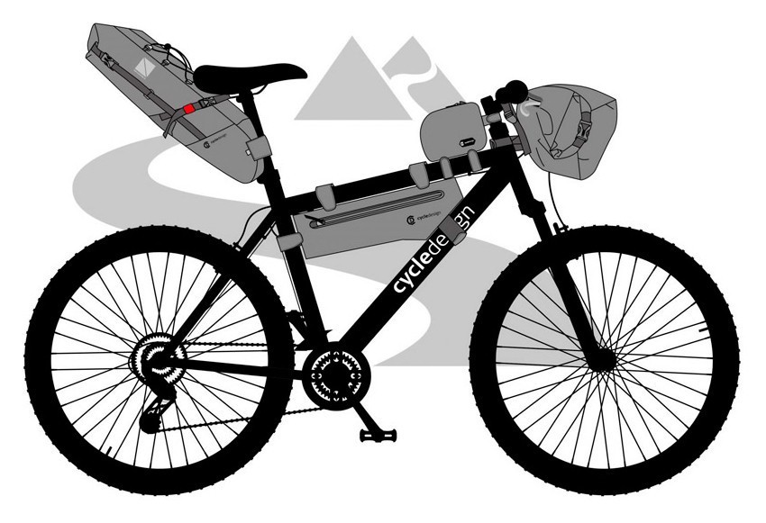 Сумка подседельная Cycledesign R-TRAVEL M Black (BG0149)