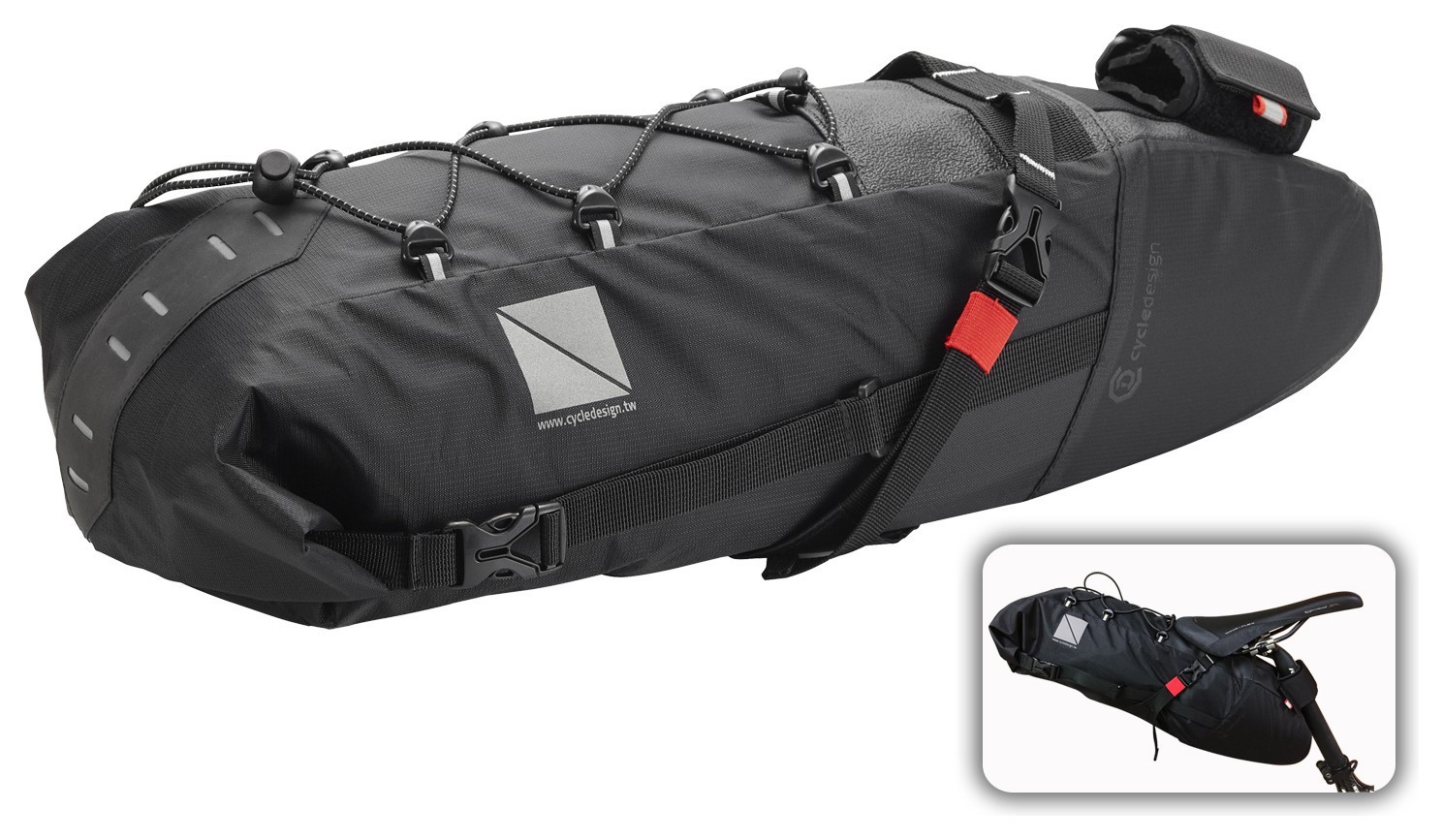 Сумка подседельная Cycledesign R-TRAVEL M Black (BG0149)