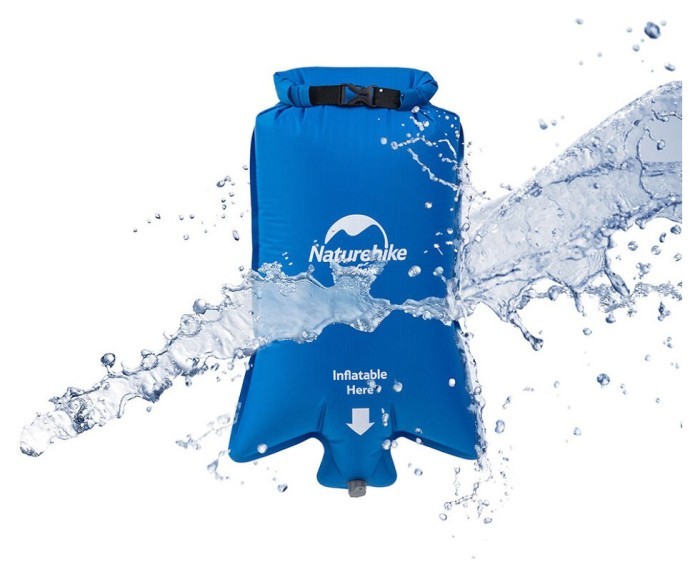 Герметичний мішок для накачування матрацу Naturehike FC-10 NH19Q033-D blue