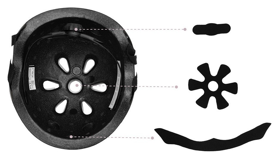 Велосипедний шолом MoMi MIMI Mat Grey