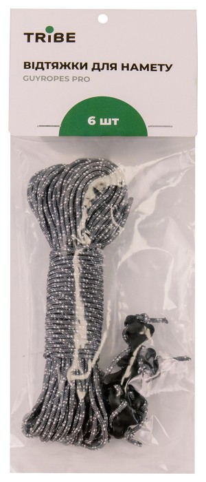 Комплект відтяжок для намету Tribe Guyropes Pro T-AZ-0011-grey