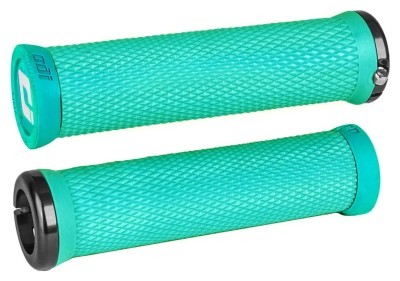 Грипси ODI Elite Motion, V2.1 Lock-On, Mint w/Black Clamp, м'ятні із чорними замками