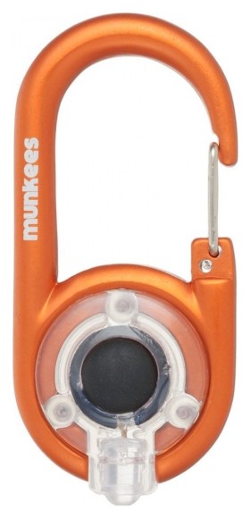 Брелок-ліхтарик Munkees 1078 Carabiner LED orange