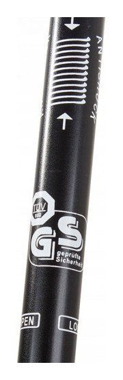 Палиця для скандинавської ходьби EasyFit Energia чорна