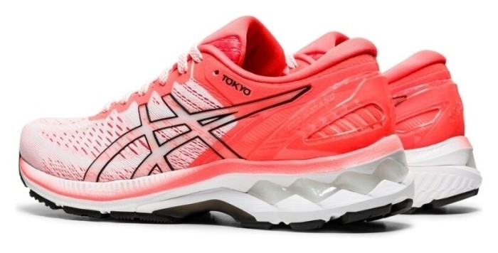 Кроссовки для бега Asics 1012A948 Gel-Kayano 27 Tokyo White White Sunrise Red 2021