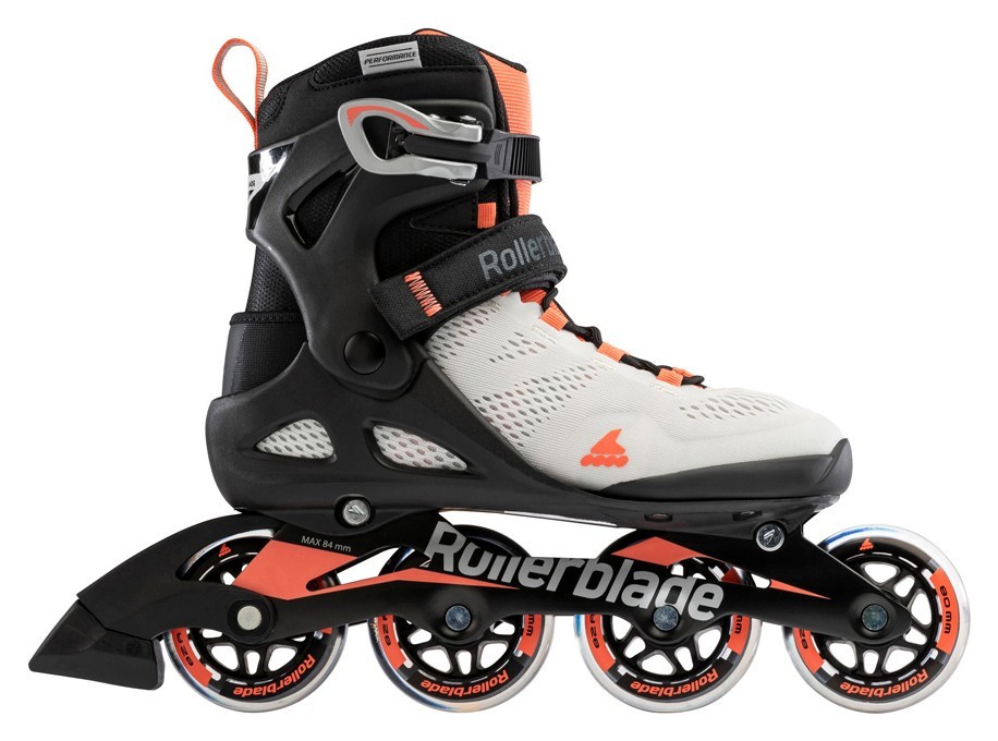 Роликові коньки для дорослих Rollerblade MACROBLADE 80 W 35 (5US) 220мм Glacier grey/coral (07100700)