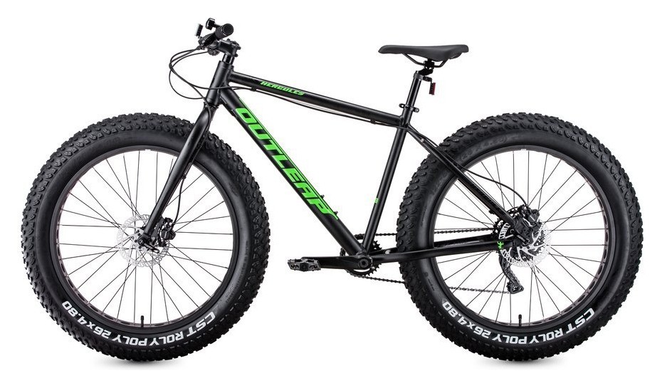 Велосипед Outleap Hercules 26" M Black Green