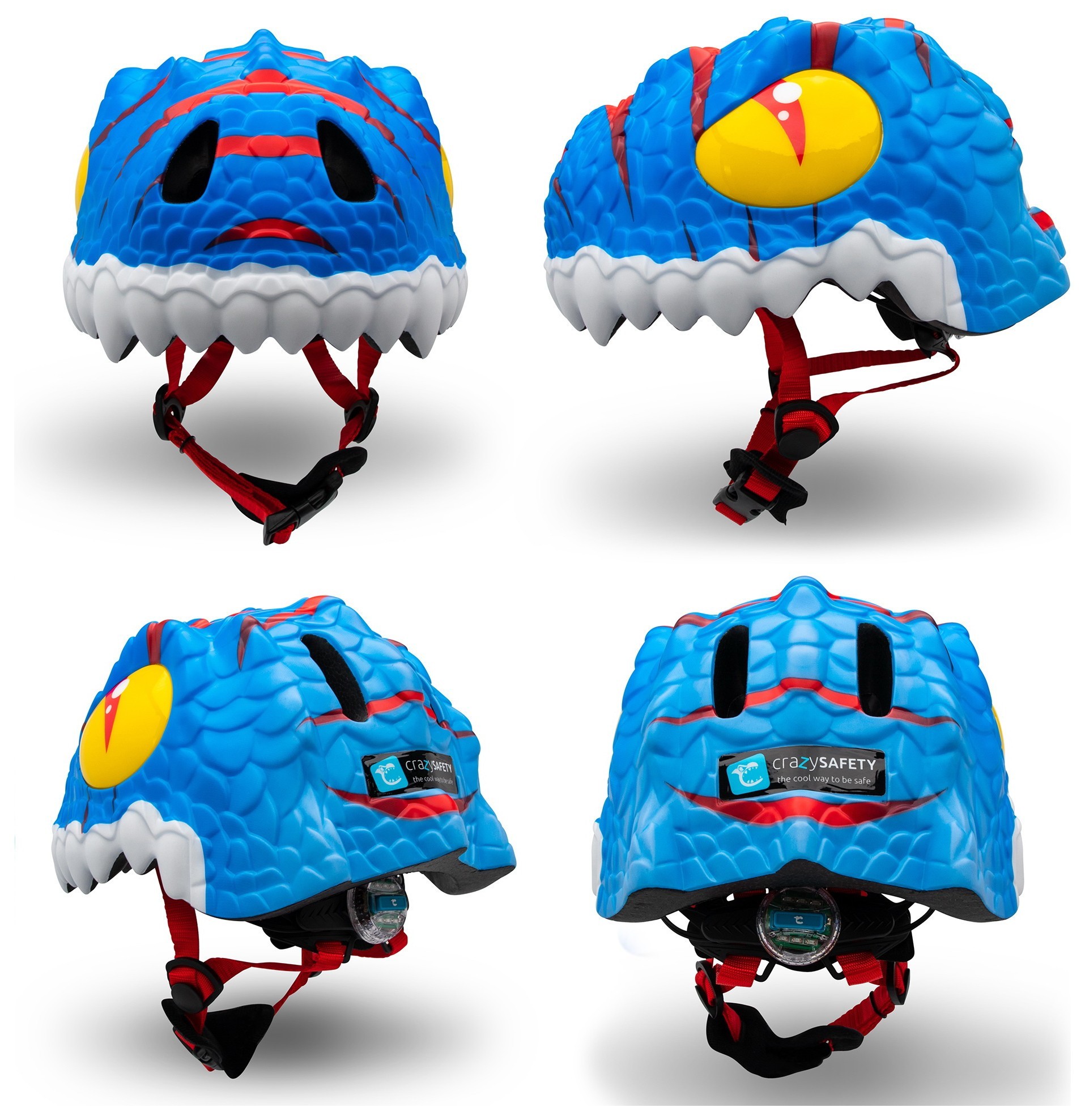 Шолом Crazy Safety Blue Dragon