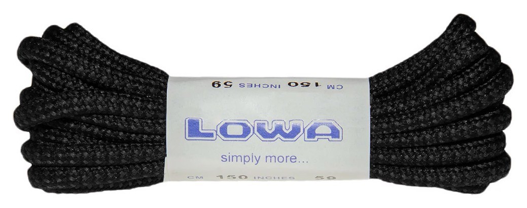 Шнурки LOWA ATC Mid 150 cm black-black