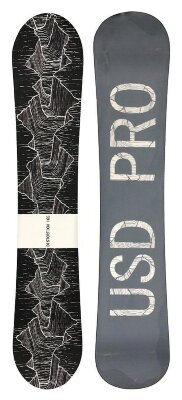 Сноуборд USD Pro DISTORTION 155 Black/Grey (USB19M1P)