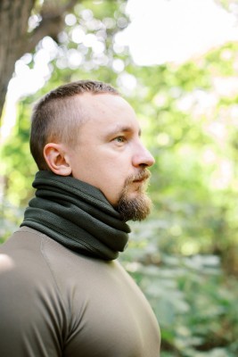 Пов'язка флісова Tribe Neck Warmer T-KF-0024-olive, L-XL