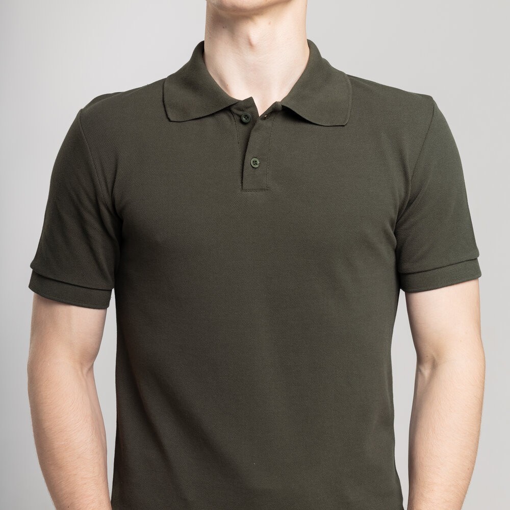 Хакі футболка поло весняна. Легке літнє чоловіче хакі поло Pobedov Royal Batal