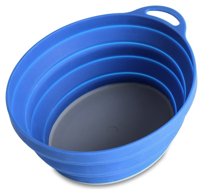 Тарілка Lifeventure Silicone Ellipse Bowl blue