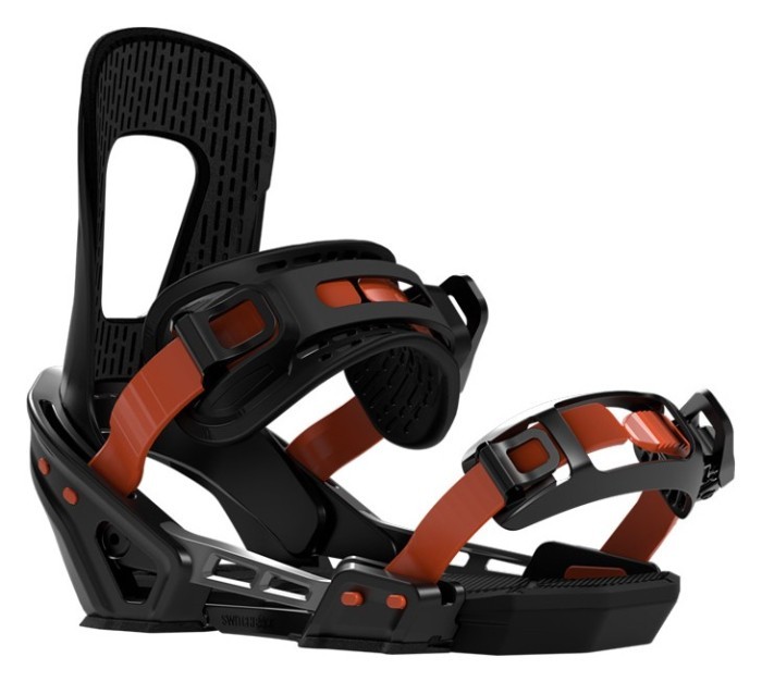 Кріплення для сноуборду Switchback SMITH M/XL Black/orange (11.20.SMIBL)