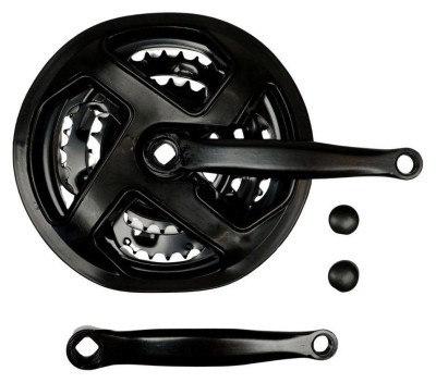 Шатун Сталь L170мм 28-38-48Т під квадрат VLT . чорний