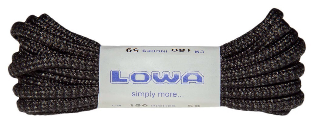 Шнурки LOWA ATC Mid 150 cm black-grey dotted
