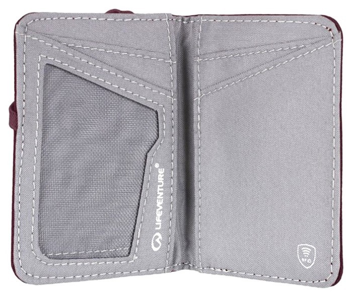 Lifeventure гаманець Recycled RFID Card Wallet plum