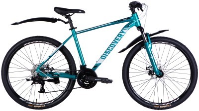 Велосипед AL 26&quot; Discovery BASTION DD CS рама-18&quot; бірюзовий 2025