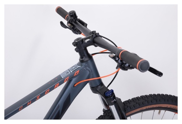 Велосипед KTM CHICAGO 291 рама XXL/48 сірий матовий