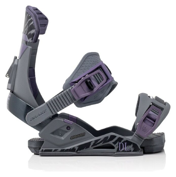 Кріплення для сноуборду Drake DL M/L Black/lilac (71121027)