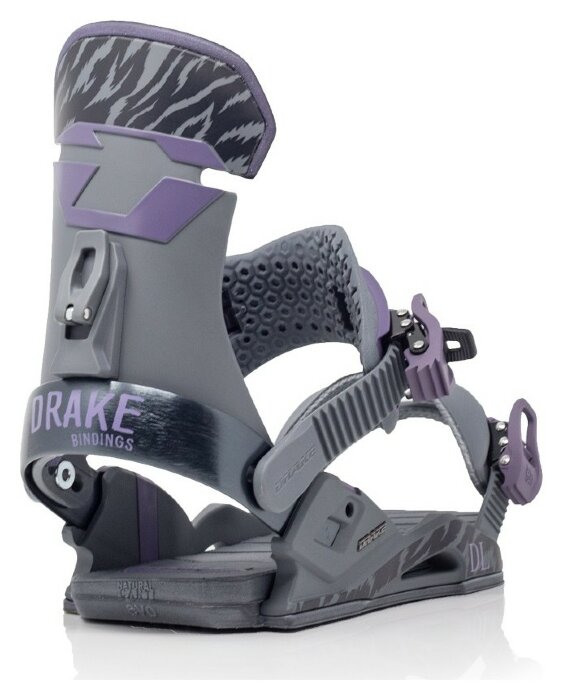 Кріплення для сноуборду Drake DL M/L Black/lilac (71121027)