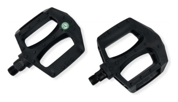 Педалі ROU BMX HF-701 9/16" (105x102x23mm) пластикові, чорні