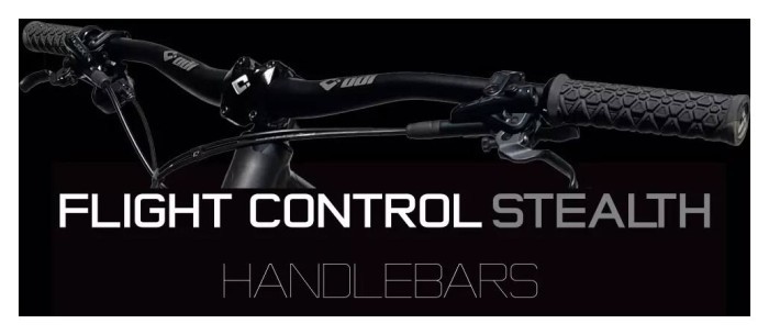 Кермо ODI Flight Control Stealth 800mm Bars 25mm Rise Black