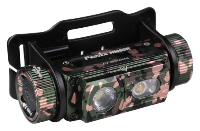 Ліхтар налобний Fenix HM60R, камуфляж | Лімітована серія