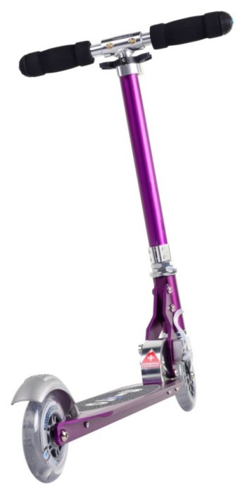 Самокат MICRO серії "Sprite" - ПУРПУРОВИЙ МЕТАЛІК (складаний, до 100 kg, двоколісний)