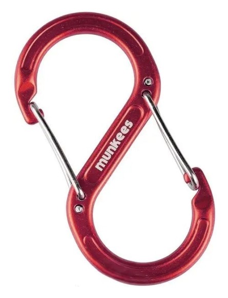 Munkees 3275 карабін Forged S red