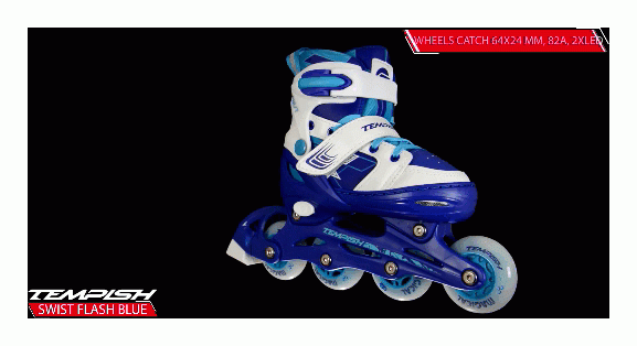 Роликові ковзани Tempish Swist Flash, блакитні