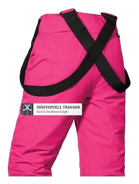 Штани лижні утеплені для дівчат Schoeffel SKI PANTS BIARRITZ2 152 Pink yarrow 3030 (10-30196) V